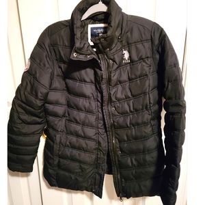 NWOT Quilted Puffer Polo Jacket